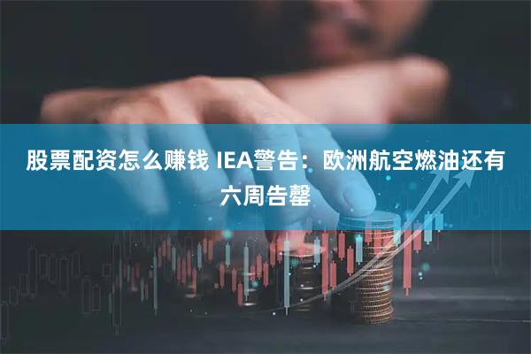 股票配资怎么赚钱 IEA警告：欧洲航空燃油还有六周告罄